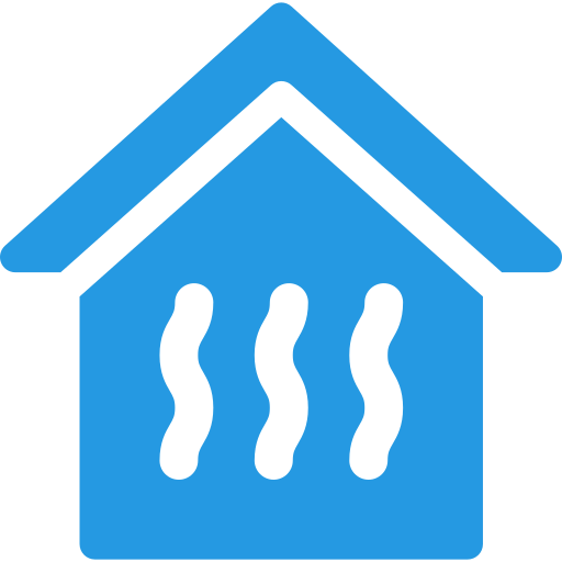 RAR Plumbing and Heating home heat icon